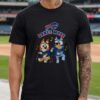 Bluey And Bingo Dance Mode Buffalo Bills Music Football Kids T-Shirt (2) Bluey And Bingo Dance Mode Buffalo Bills Music Football Kids T-Shirt (2)