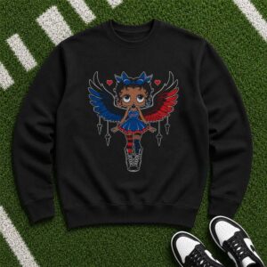 Bluey And Bingo Dance Mode Buffalo Bills Music Football Kids T-Shirt (2)