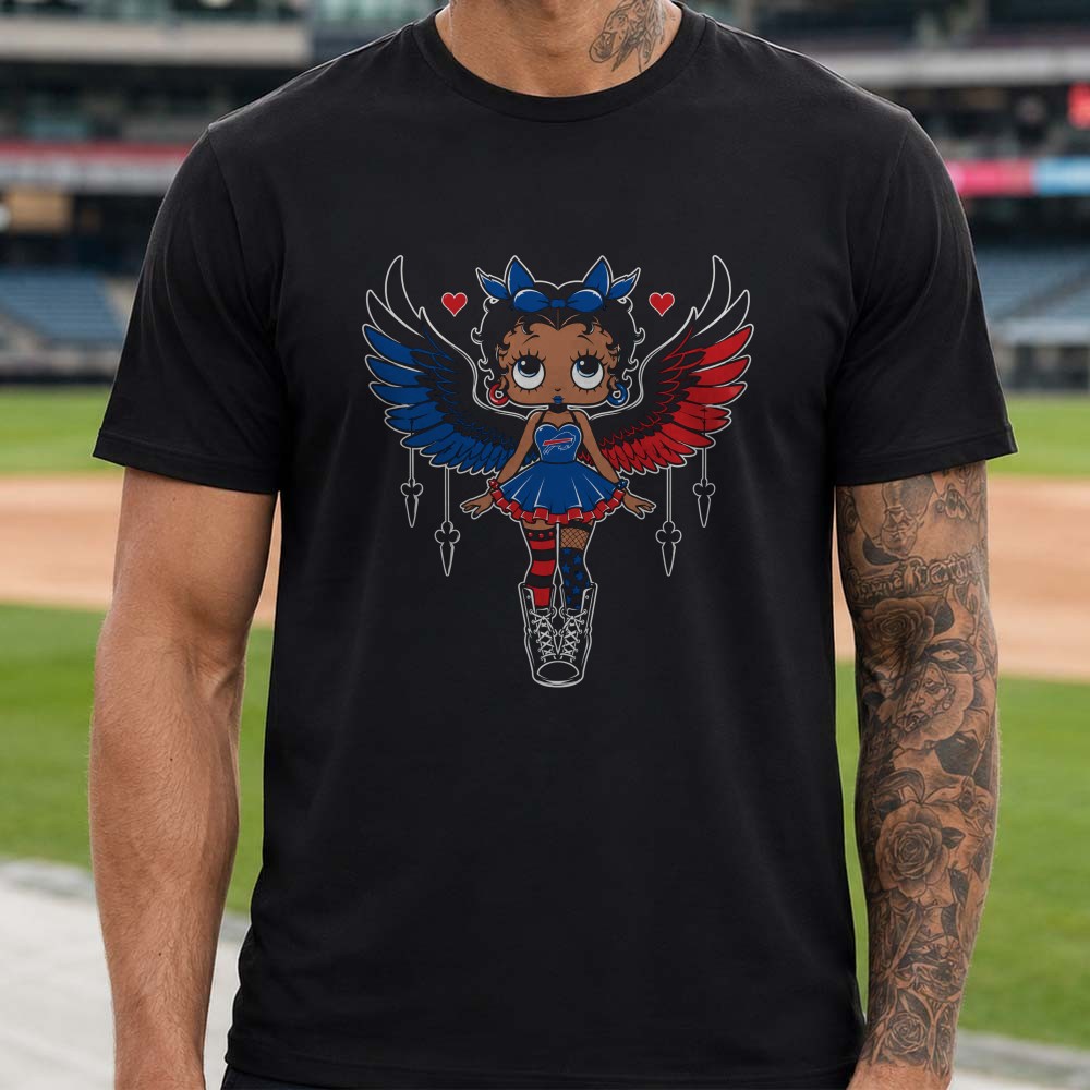 Bluey And Bingo Dance Mode Buffalo Bills Music Football Kids T-Shirt (2) Bluey And Bingo Dance Mode Buffalo Bills Music Football Kids T-Shirt (2)