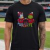Bluey And Snoopy Christmas Fist Bump Atlanta Falcons NFL T-Shirt