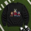 Bluey Bandit Best Dad Ever Atlanta Falcons Father’s Day Football Fan T-Shirt