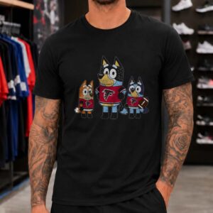Bluey Bingo Bandit Atlanta Falcons Football Fan T-Shirt