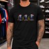 Bluey Heeler Family Happy Halloween Witch Trick Or Treat Kids Baltimore Ravens T-Shirt