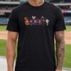 Bluey Snoopy Buffalo Bills Christmas Winter Fist Bump Holiday T-Shirt