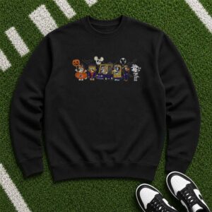 Bluey Halloween Trick Or Treat Kids Baltimore Ravens T-Shirt