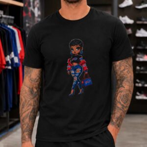 Buffalo Bills Drip Black Girl Magic Fashion Stylish Football Women T-Shirt