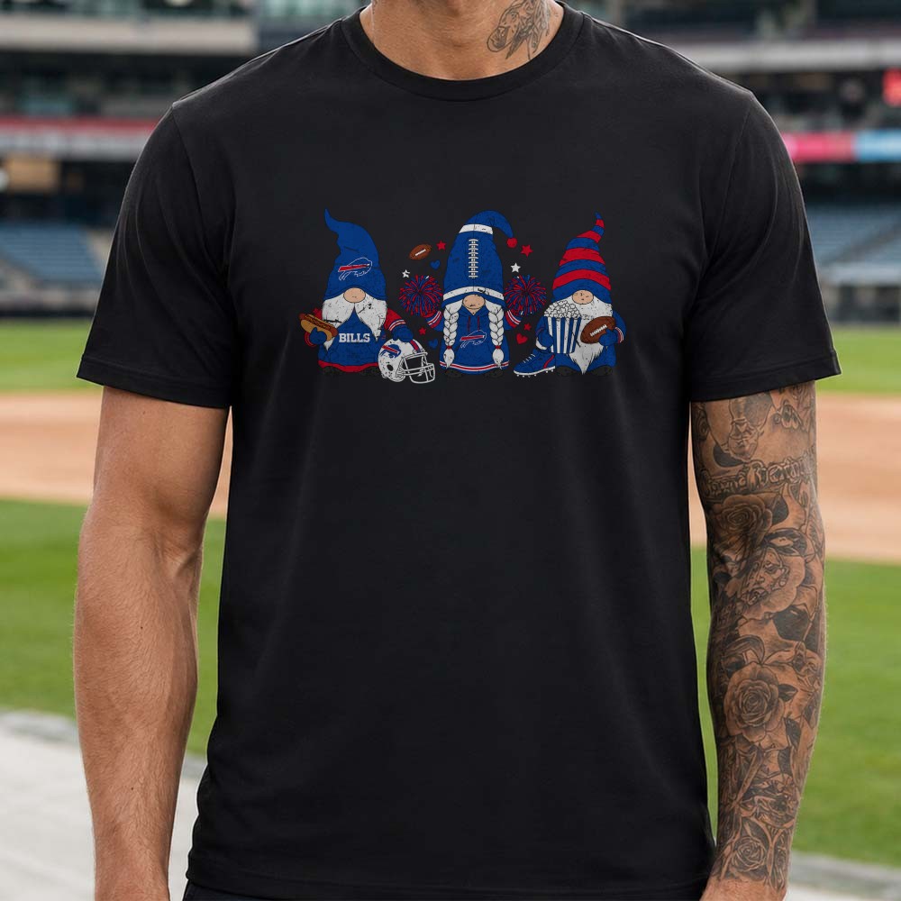 Buffalo Bills Gnome Cheerleader Tailgate Hotdog Popcorn Game Day T-Shirt Buffalo Bills Gnome Cheerleader Tailgate Hotdog Popcorn Game Day T-Shirt