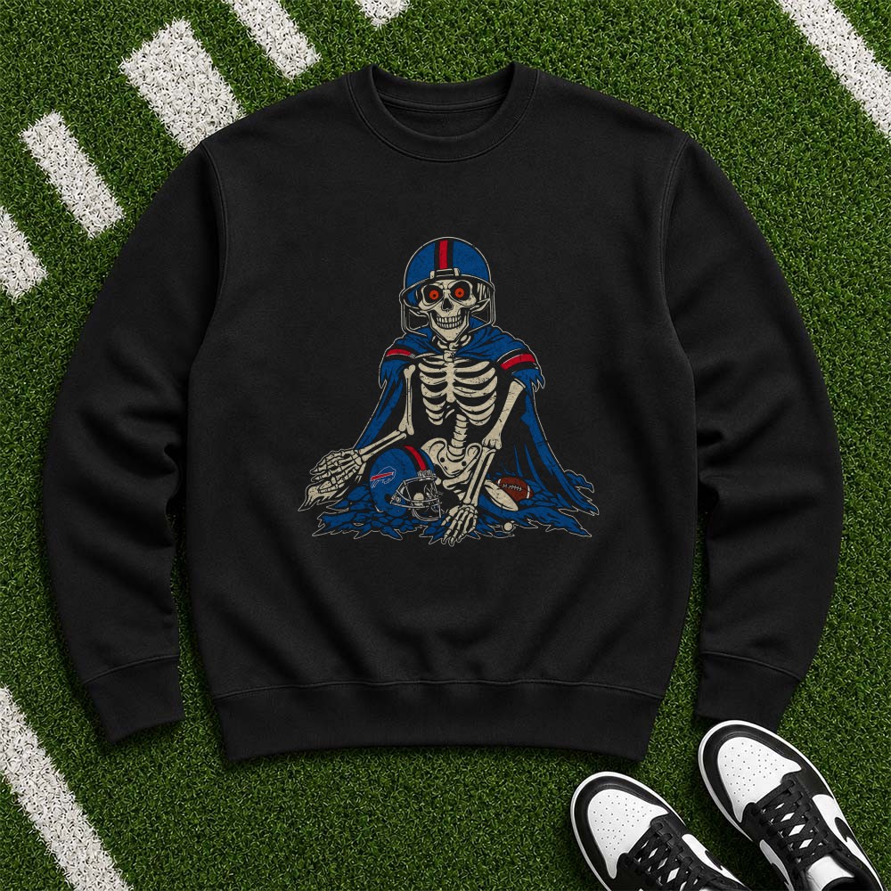 Buffalo Bills Skeleton Cape Halloween Football Badass Supporter T-Shirt Buffalo Bills Skeleton Cape Halloween Football Badass Supporter T-Shirt