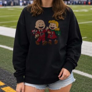 Charlie Brown Sally Peanuts Atlanta Falcons Football Fan T-Shirt