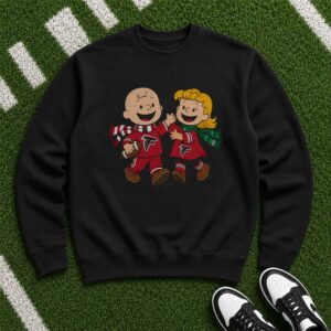 Charlie Brown Sally Peanuts Atlanta Falcons Football Fan T-Shirt