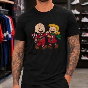 Charlie Brown Sally Peanuts Atlanta Falcons Football Fan T-Shirt