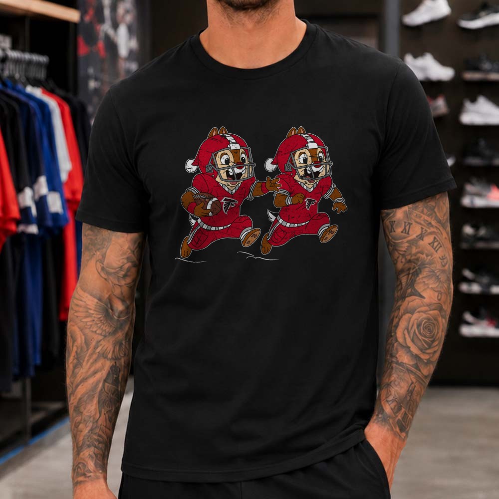 Chip And Dale Football Players Atlanta Falcons NFL Fan T-Shirt Chip And Dale Football Players Atlanta Falcons NFL Fan T-Shirt
