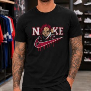 Chucky Child's Play Atlanta Falcons Horror Halloween Football Fan T-Shirt