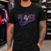 Buffalo Bills Skull Snapback Beard Middle Finger Badass Attitude T-Shirt