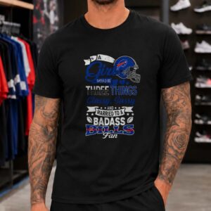 Classy Sassy Married Badass Buffalo Bills Football Wife Women T-Shirt