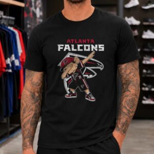 Dabbing Boy Funny Kids Youth Fan Atlanta Falcons NFL T-Shirt
