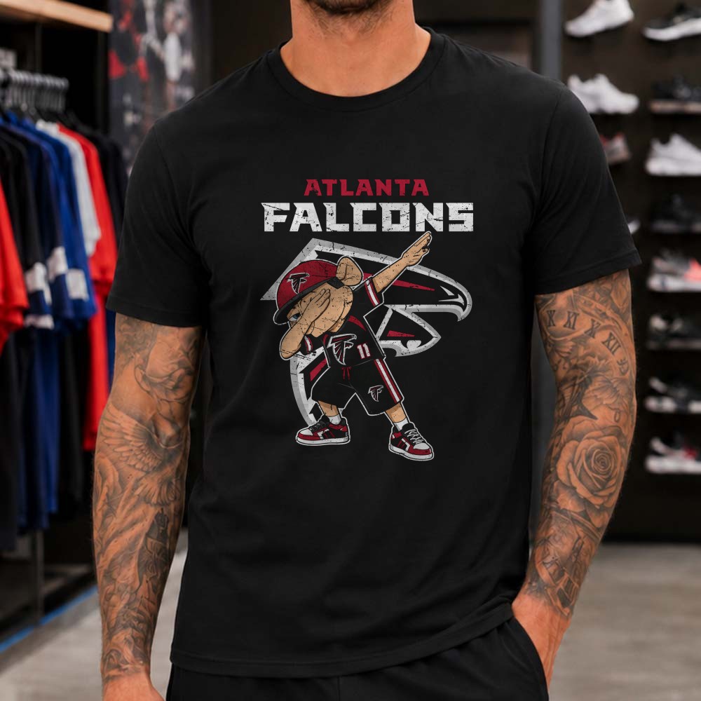 Dabbing Boy Funny Kids Youth Fan Atlanta Falcons NFL T-Shirt Dabbing Boy Funny Kids Youth Fan Atlanta Falcons NFL T-Shirt