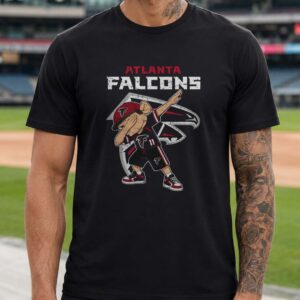 Dabbing Boy Funny Kids Youth Fan Atlanta Falcons NFL T-Shirt