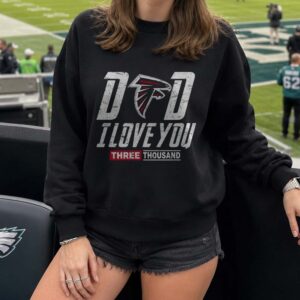 Dad I Love You Three Thousand Atlanta Falcons Avengers Father’s Day T-Shirt