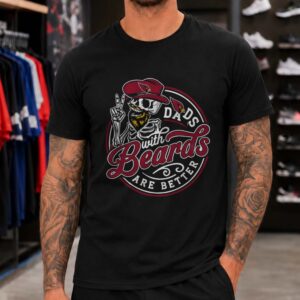 Dads With Beards Are Better Arizona Cardinals Father_s Day T-Shirt