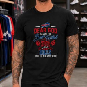 Dear God Thanks For Beer Football Buffalo Bills Tailgate Funny T-Shirt