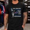 Dad No 1 Buffalo Bills Fan The Myth Legend Whiskey Label Father’s Day T-Shirt