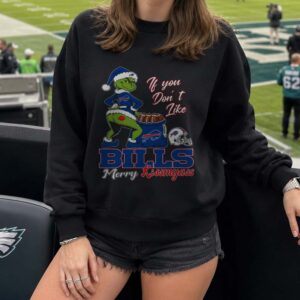 Dr. Seuss Grinch If You Don’t Like Bills Merry Kissmyass Funny Christmas Buffalo Bills T-Shirt