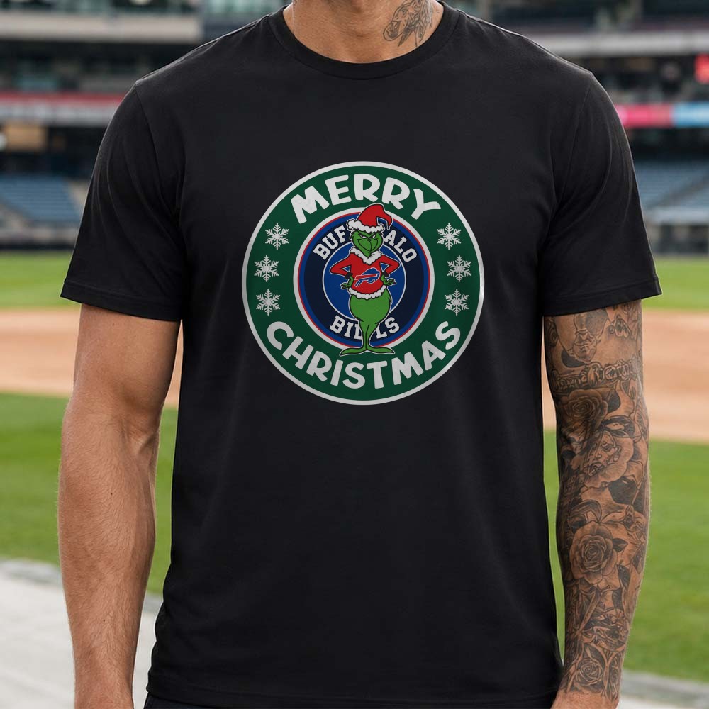 Dr. Seuss Grinch Merry Christmas Fan Buffalo Bills T-Shirt Dr. Seuss Grinch Merry Christmas Fan Buffalo Bills T-Shirt