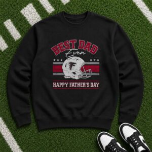 est Dad Ever Happy Father's Day Atlanta Falcons Football Fan T-Shirt