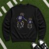 Dreadlocks African American Man Ravens Sunglasses Baltimore Ravens Fan T-Shirt