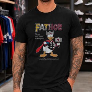 Fathor Donald Duck Arizona Cardinals Father_s Day T-Shirt