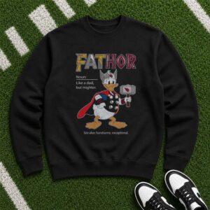 Fathor Donald Duck Arizona Cardinals Father_s Day T-Shirt