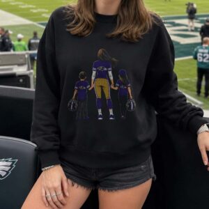 Football Mom Baltimore Ravens Son Daughter Mother_s Day Gift T-Shirt