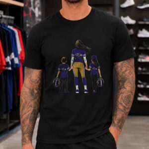 Football Mom Baltimore Ravens Son Daughter Mother_s Day Gift T-Shirt
