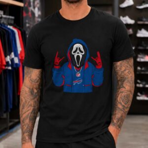 Ghostface Scream Horror Fan Buffalo Bills T-Shirt
