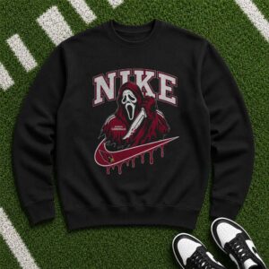 Ghostface Scream Nike Arizona Cardinals Halloween T-Shirt