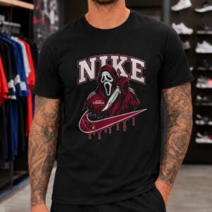 Ghostface Scream Nike Arizona Cardinals Halloween T-Shirt