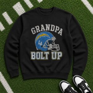 Grandpa Bolt Up Los Angeles Chargers Shirt