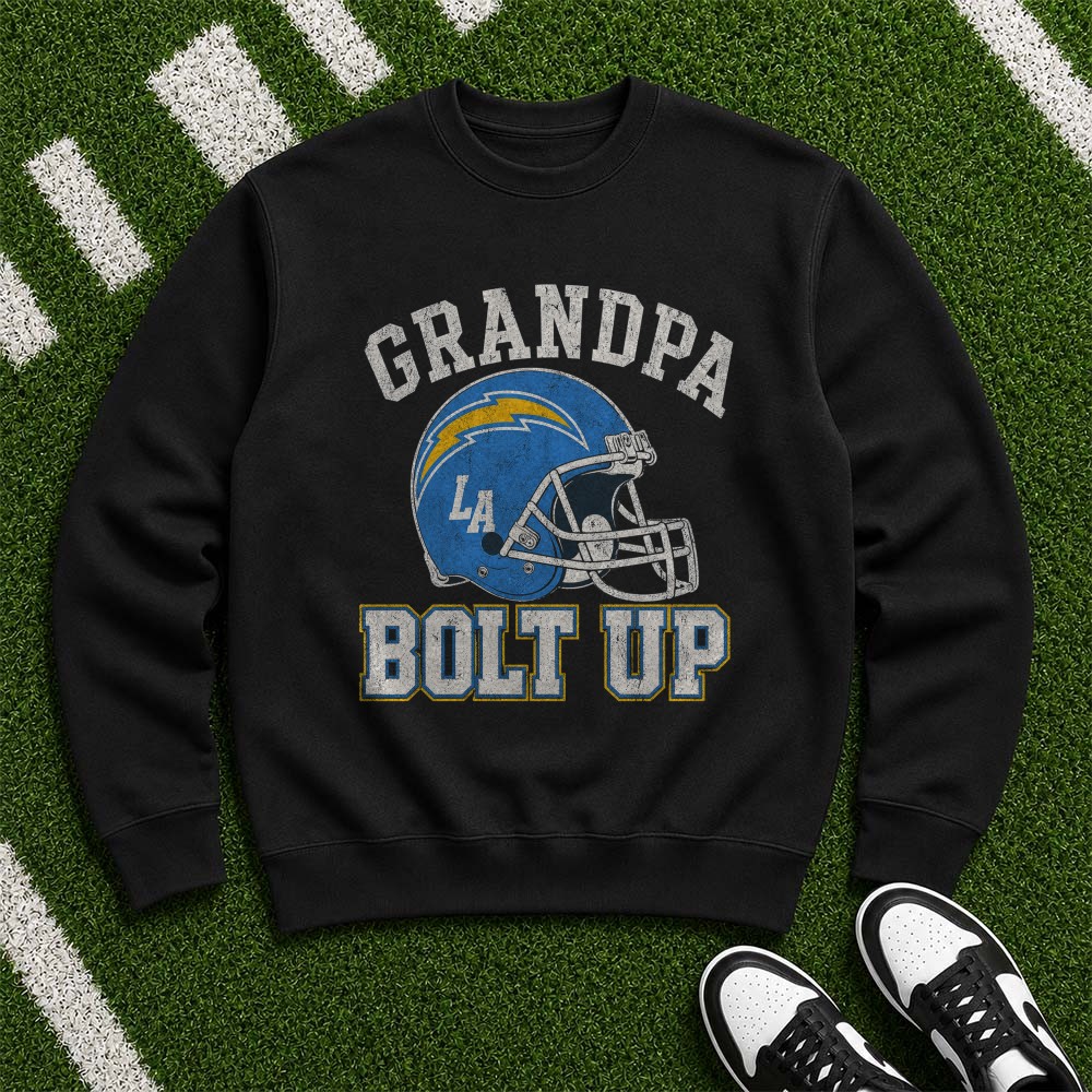 Grandpa Bolt Up Los Angeles Chargers Shirt Grandpa Bolt Up Los Angeles Chargers Shirt