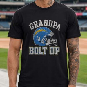 Grandpa Bolt Up Los Angeles Chargers Shirt