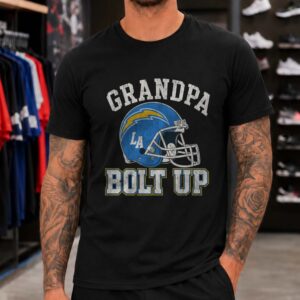 Grandpa Bolt Up Los Angeles Chargers Shirt
