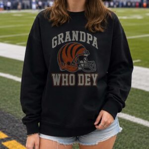 Grandpa Cincinnati Bengals Who Dey Shirt