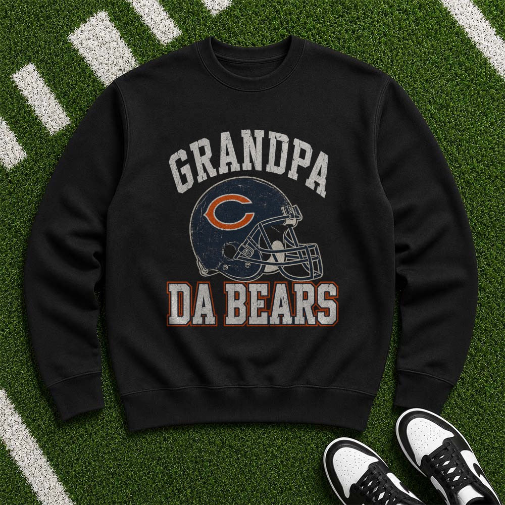 Grandpa Da Bears Chicago Bears Shirt Gift for Bears Grandfather Grandpa Da Bears Chicago Bears Shirt Gift for Bears Grandfather