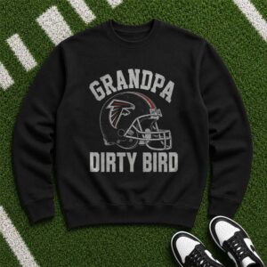 Grandpa Dirty Bird Atlanta Falcons Shirt Gift for Falcons Grandfather