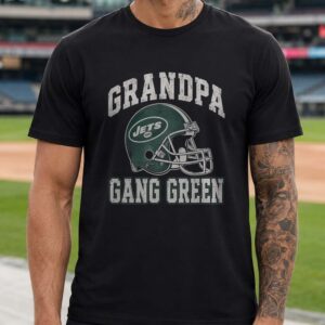 Grandpa New York Jets Gang Green Shirt