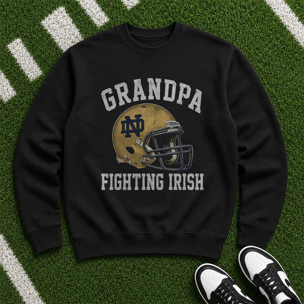 Grandpa Notre Dame Fighting Irish Shirt Grandpa Notre Dame Fighting Irish Shirt