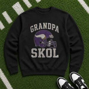 Grandpa Skol Minnesota Vikings Shirt Gift for Vikings Grandfather