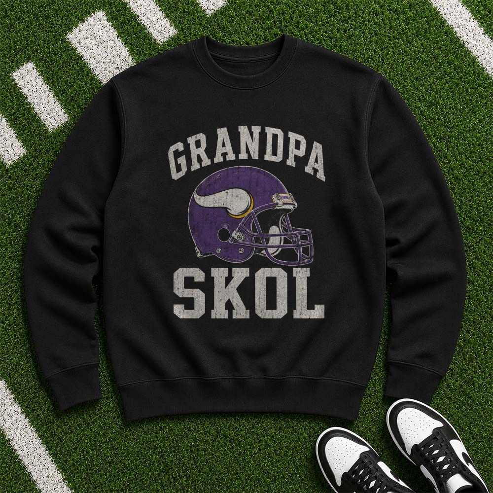 Grandpa Skol Minnesota Vikings Shirt Gift for Vikings Grandfather Grandpa Skol Minnesota Vikings Shirt Gift for Vikings Grandfather