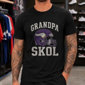 Grandpa Skol Minnesota Vikings Shirt Gift for Vikings Grandfather