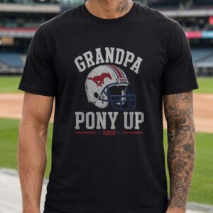 Grandpa SMU Mustangs Shirt